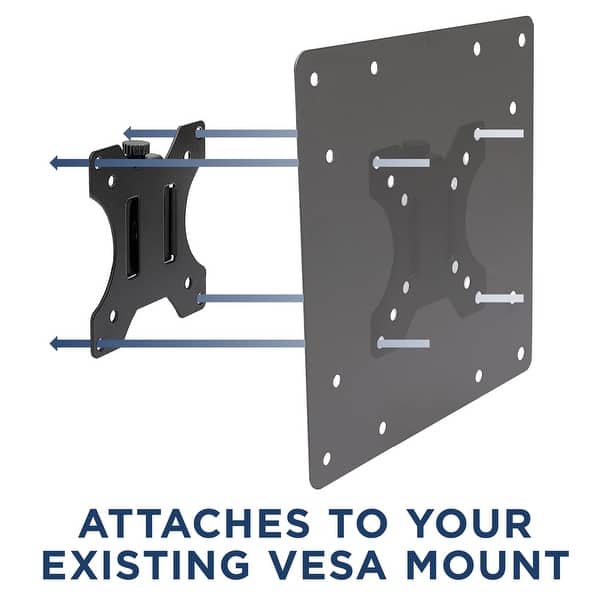 75x75, 100x100 mm VESA mount adaptor information sign Stock Illustration