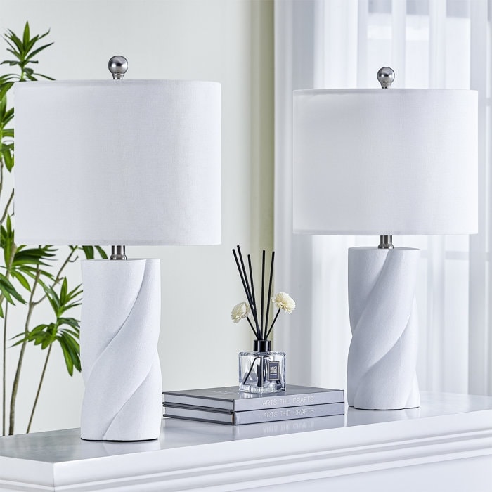 Maxax 24" Modern Ceramic Table Lamp Set