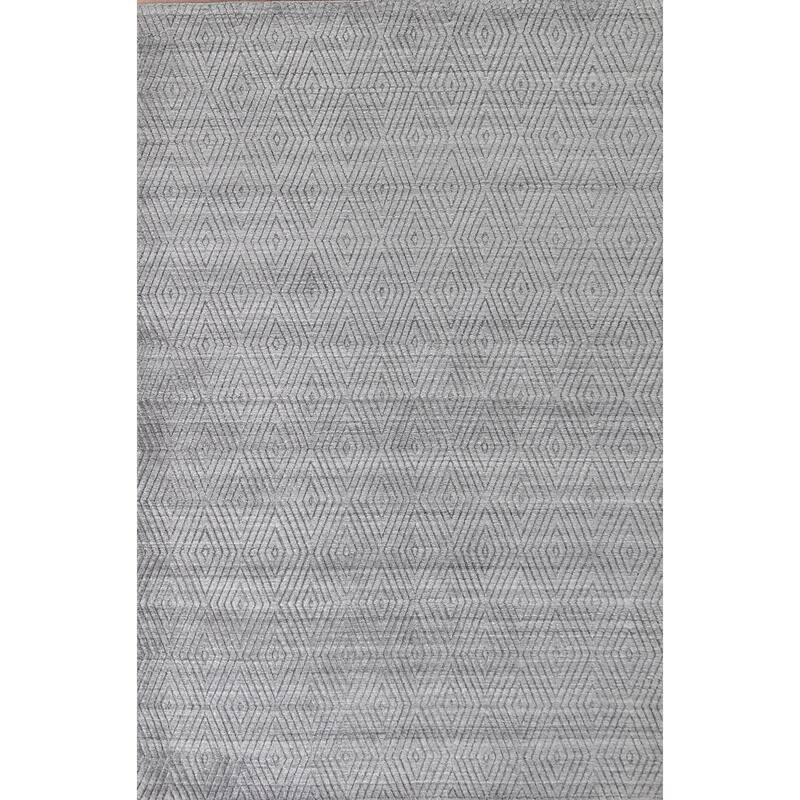 Diamond Pattern Gabbeh Contemporary Wool Area Rug Handmade - 5'4" x 7'7"