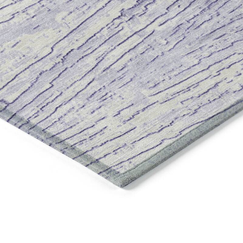 HomeRoots Striped Transitional Rectangle Outdoor Rug