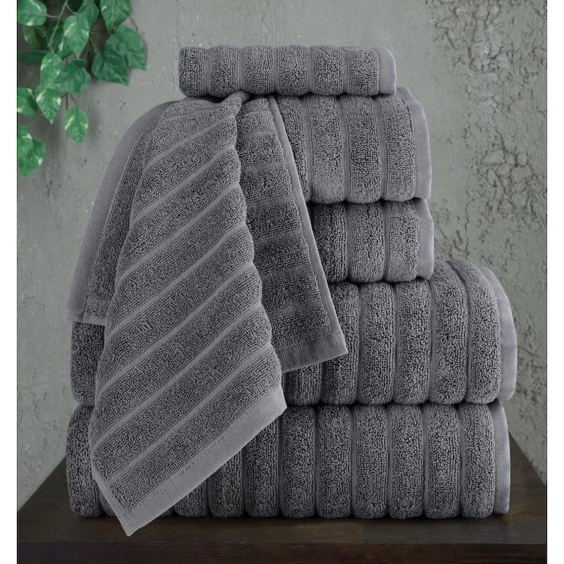 Brampton 6 Piece Luxury Turkish Cotton Towel Set
