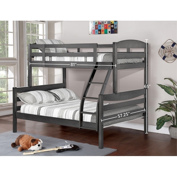 overstock twin over full bunk bed
