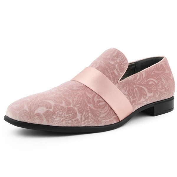 pink prom shoes men