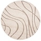 preview thumbnail 43 of 213, SAFAVIEH Florida Shag Sigtraud Abstract Waves 1.2-inch Thick Rug