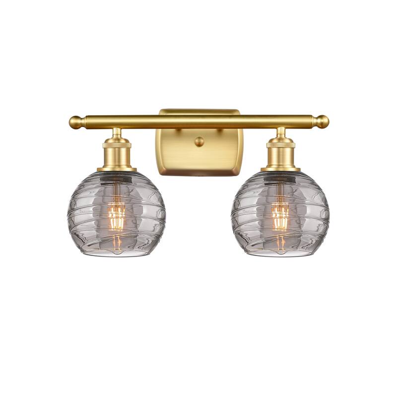 Innovations Lighting 516-2W-10-16 Athens Deco Swirl Vanity Athens Deco