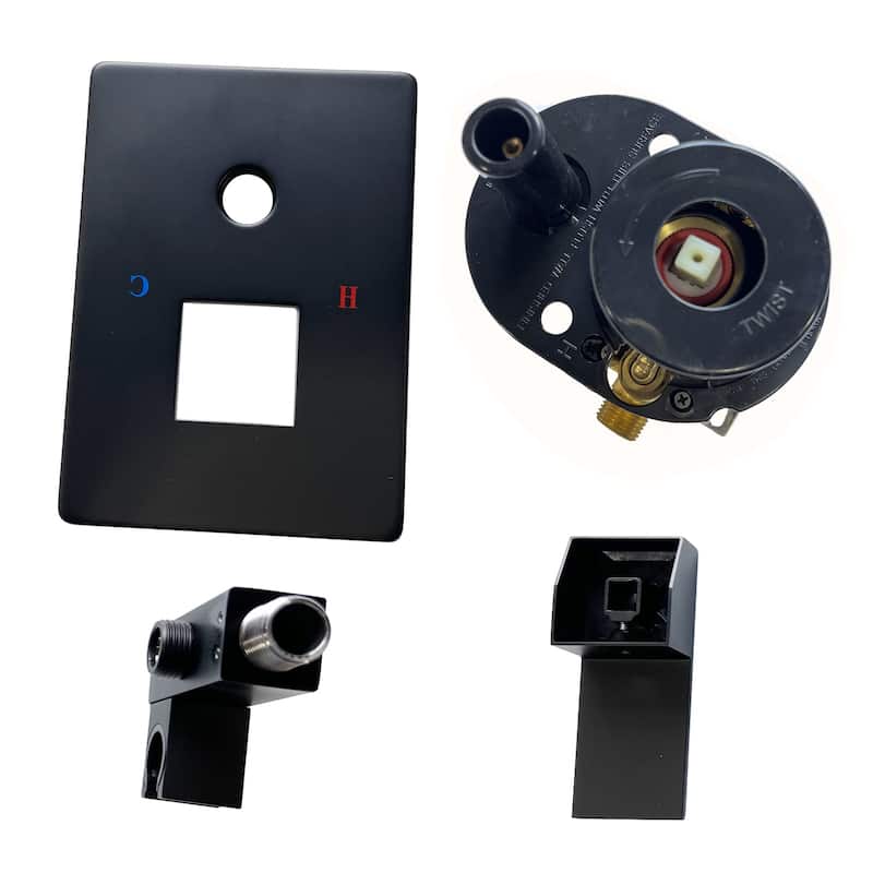 Topcraft Wall-mounted Rainfall Shower System - 10*10