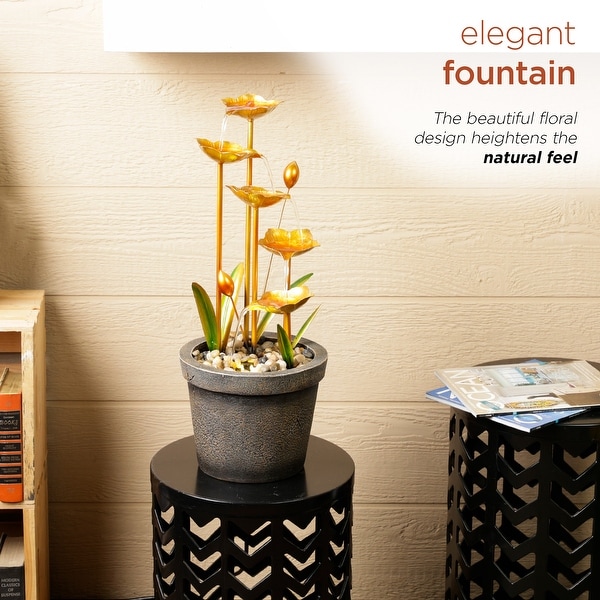 Copper Tiered Flower Fountain - On Sale - Bed Bath & Beyond
