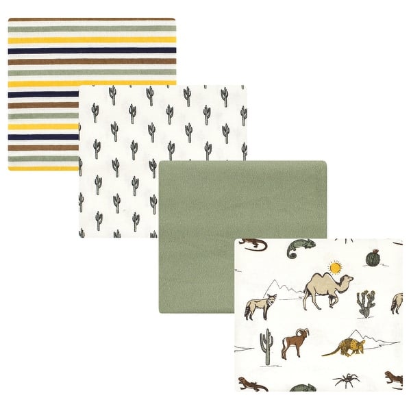 slide 1 of 1, Hudson Baby Infant Boy Cotton Flannel Receiving Blankets, Desert Animals, One Size - Desert Animals - One Size One Size - Desert Animals