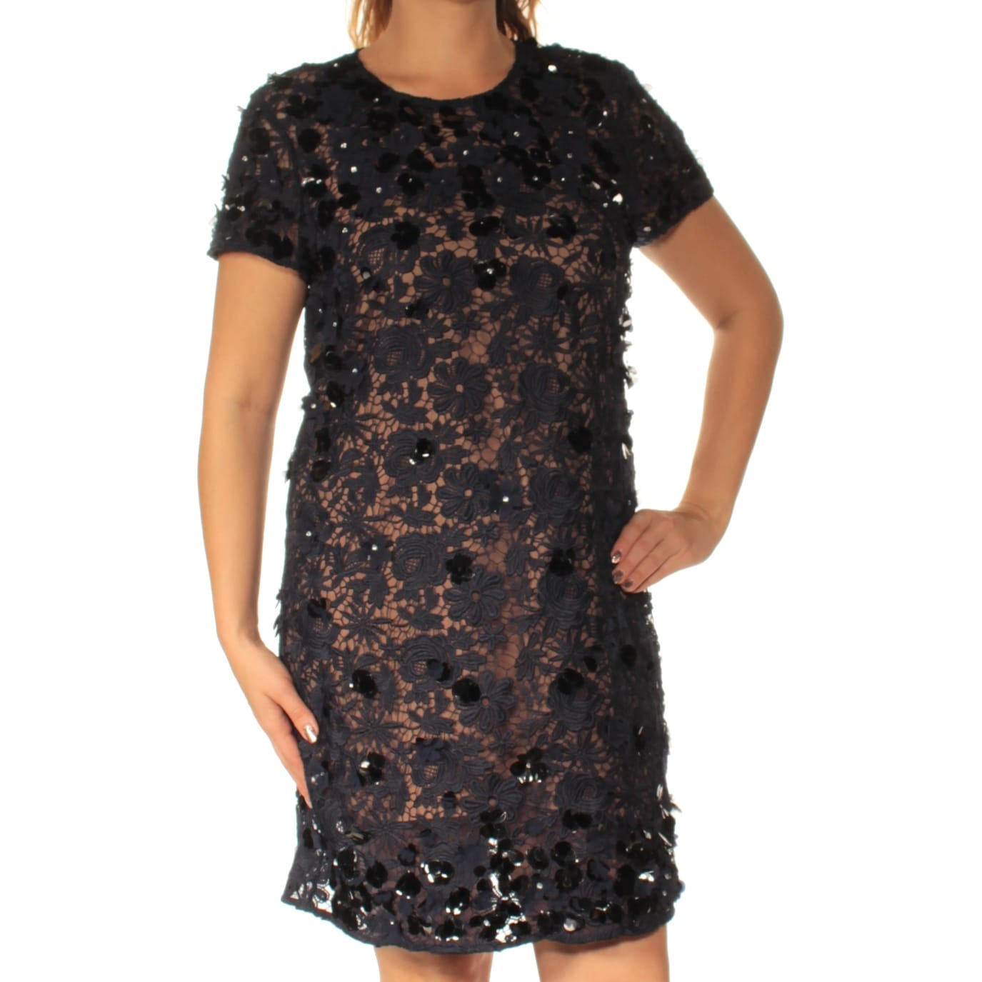 michael kors sequin shift dress