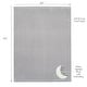 preview thumbnail 3 of 6, Lambs & Ivy Goodnight Moon Gray Appliqued and Embroidered Fleece Baby Blanket