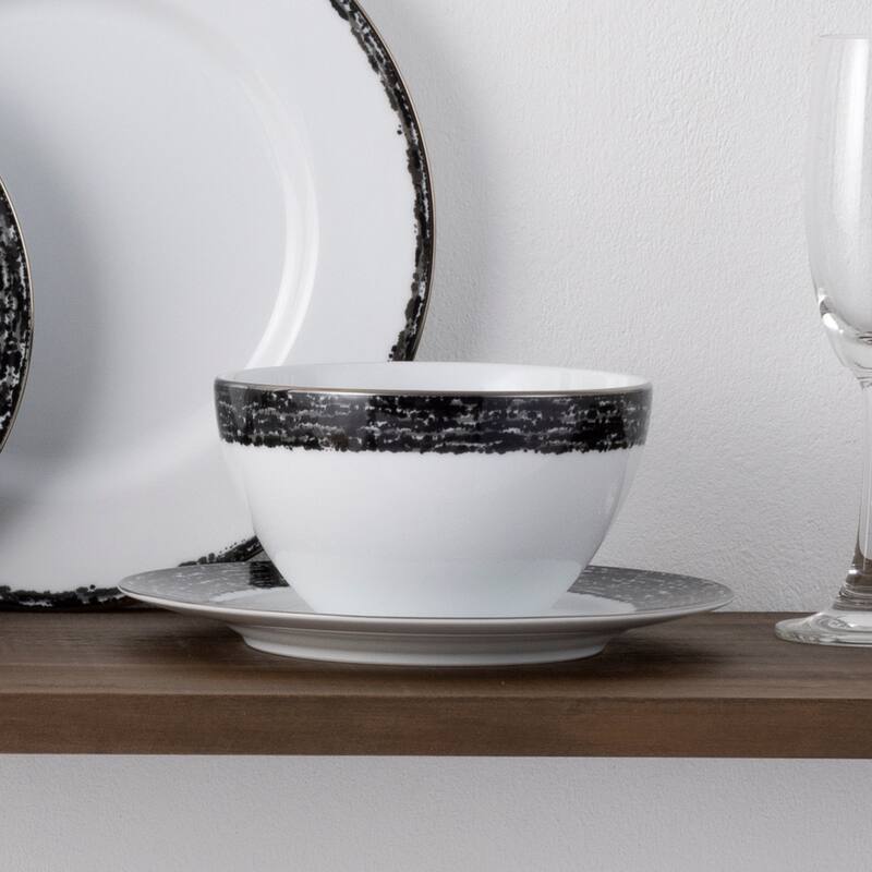 Noritake Rill Set Of 4 Cereals, 6", 29 oz.