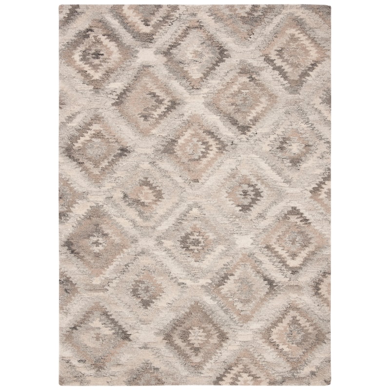 SAFAVIEH Handmade Wyndham Jida & Contemporary Geometric Wool Rug