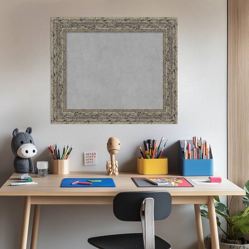 Amanti Art Attic Aged Black Framed