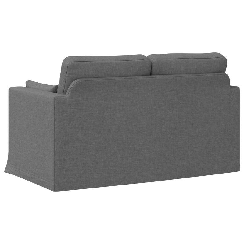 vidaXL Sofa Dark Grey in Fabric