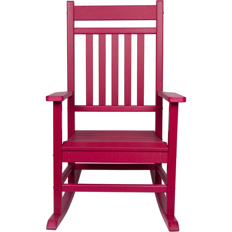 Laguna Classic Poly HDPE Eco-Friendly Weather Resistant Rocking Chair