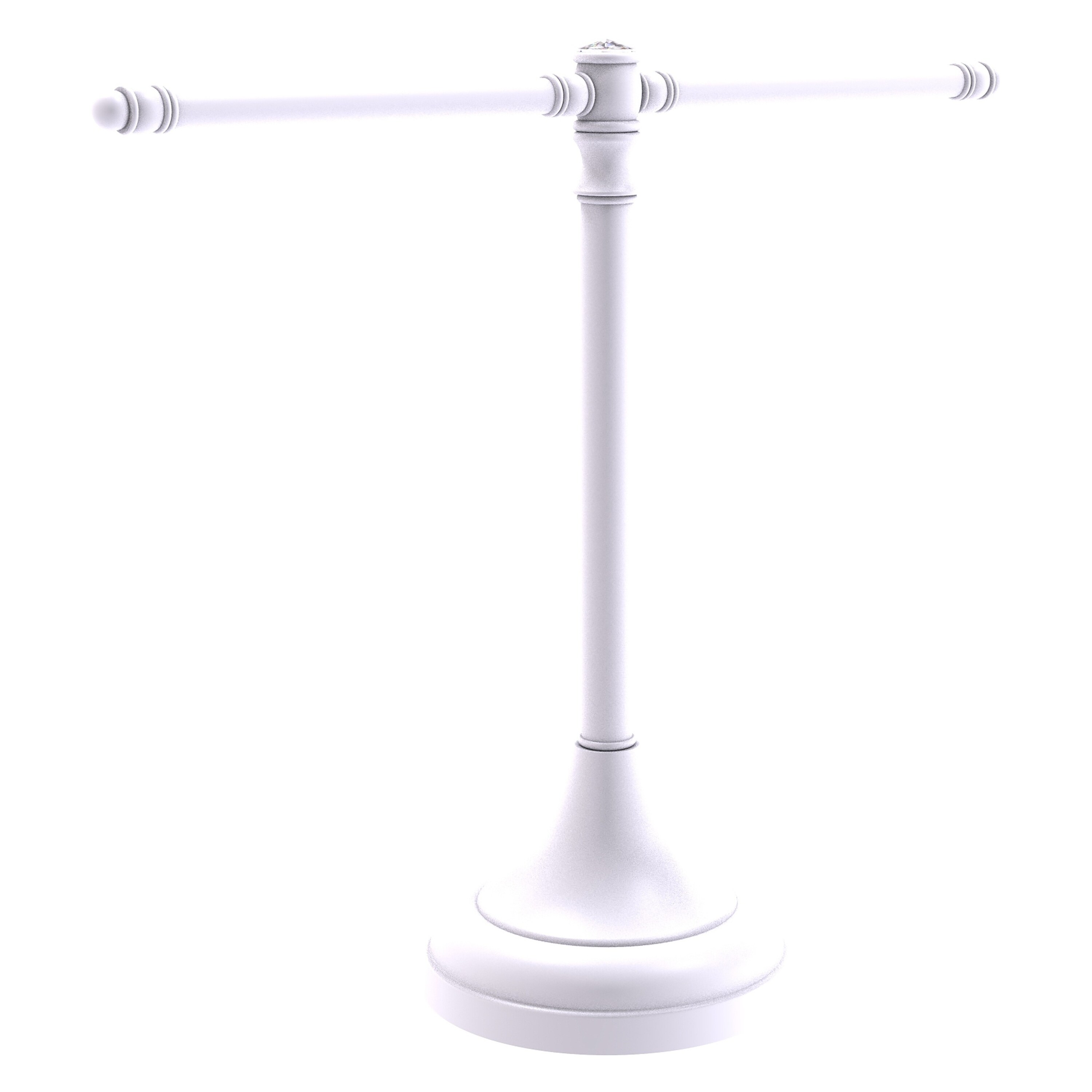 Allied Brass Carolina Crystal Collection Guest Towel Stand