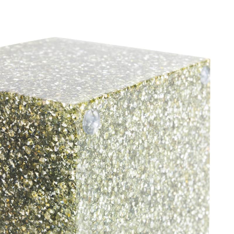 Sparkles Home Luminous Rhinestone Cotton Ball Holder