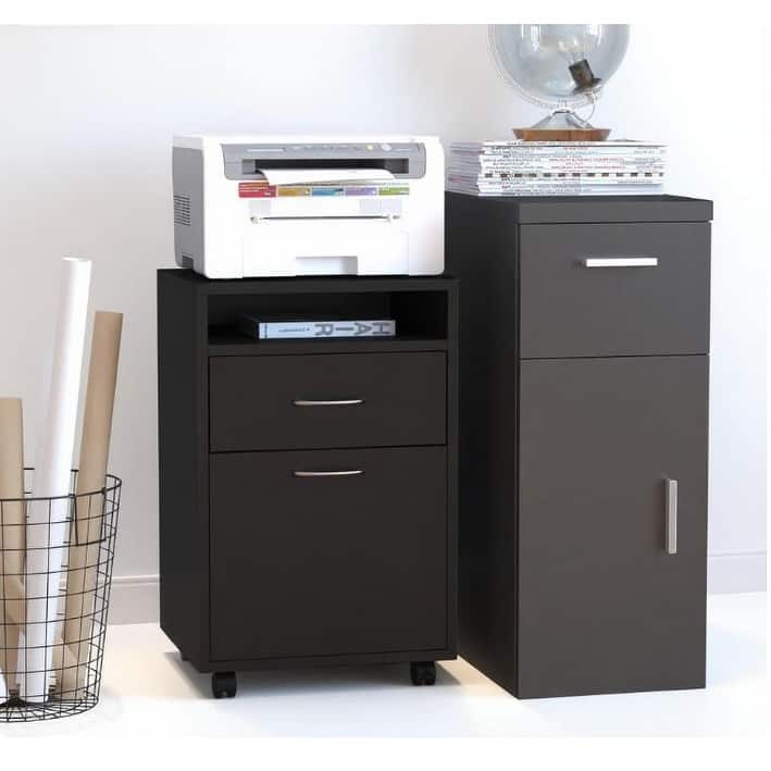 Mobile Storage Cabinet Organizer, 15.7"W x 13.8"D x 23.6"H