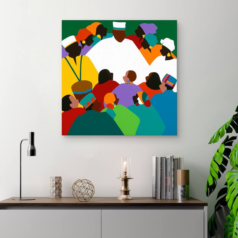 Africa Year of Return by Synthia SAINT JAMES Canvas Art Print