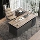 preview thumbnail 8 of 34, L-Shaped Executive Desk Adjustable Height with Universal Charging Ports Drawers and Cable Management 62.99"D x 78.74"W - Left Return