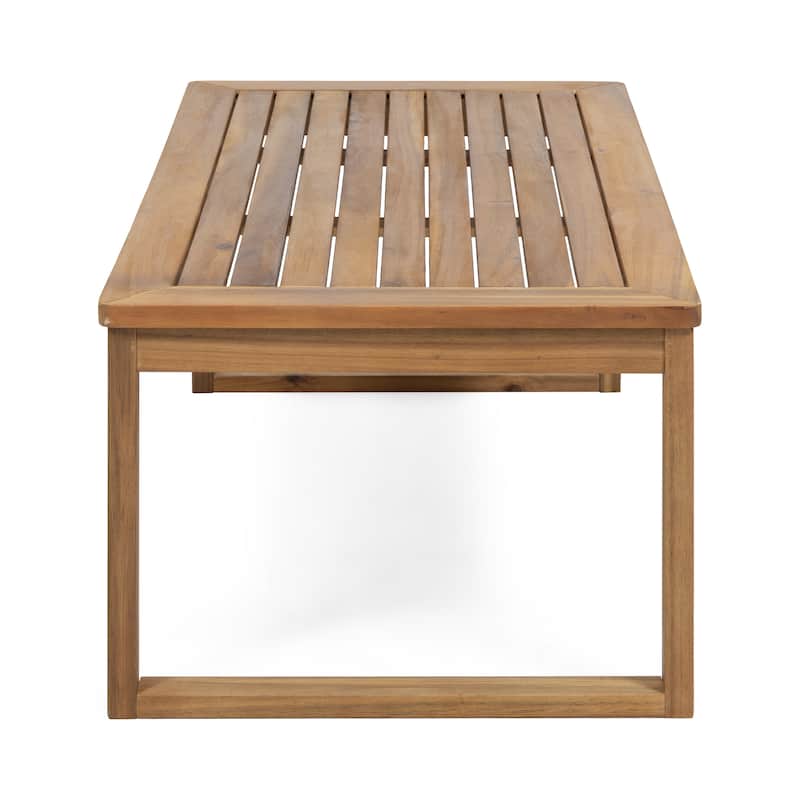 Samwell Acacia Wood Outdoor Chat Set by Christopher Knight Home