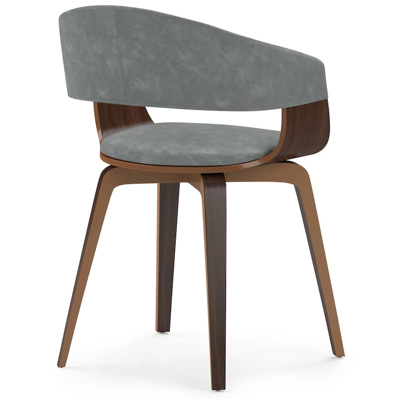 WYNDENHALL Calinda Mid Century Modern Bentwood Single Dining Chair - 20.5"w x 21.7"d x 30.9"h