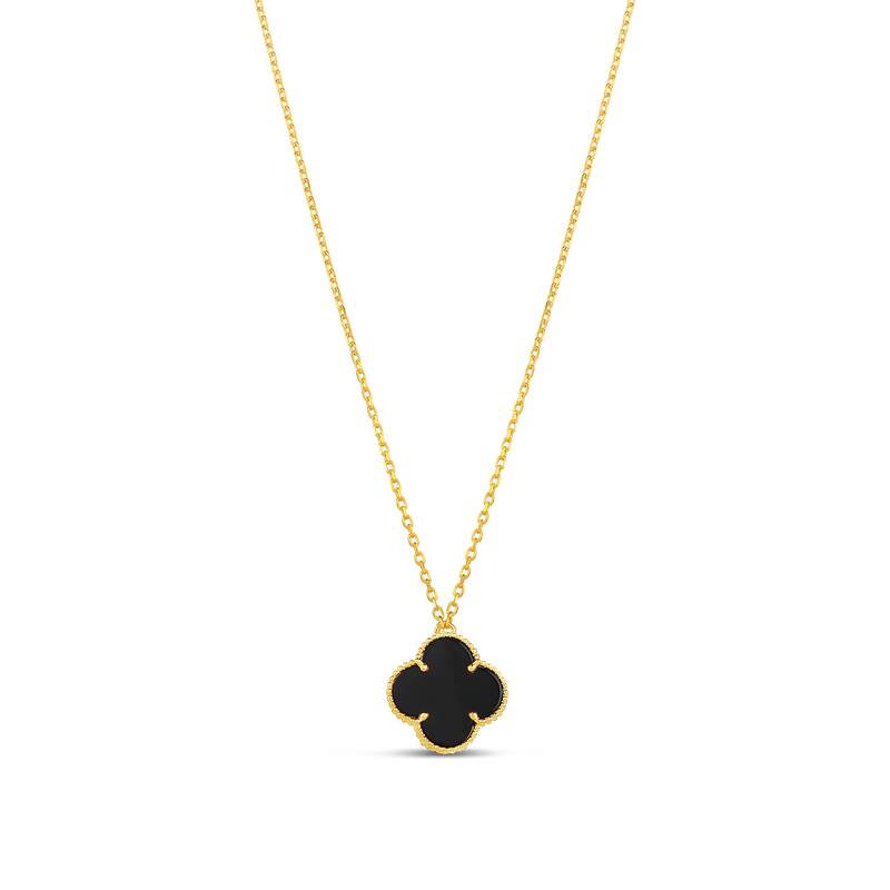 SHYMI Flower Pendant - Onyx