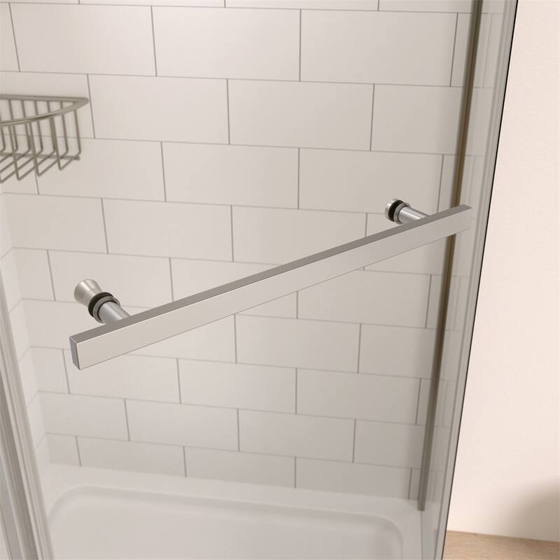 Frameless Neo-Angle Pivot Shower Door with 1/4" Tempered Glass