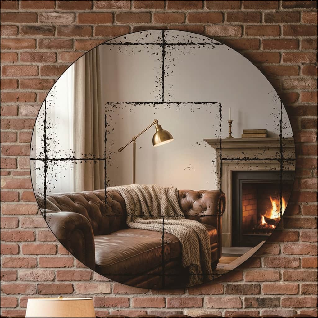 Versatile Round Wall Mirror