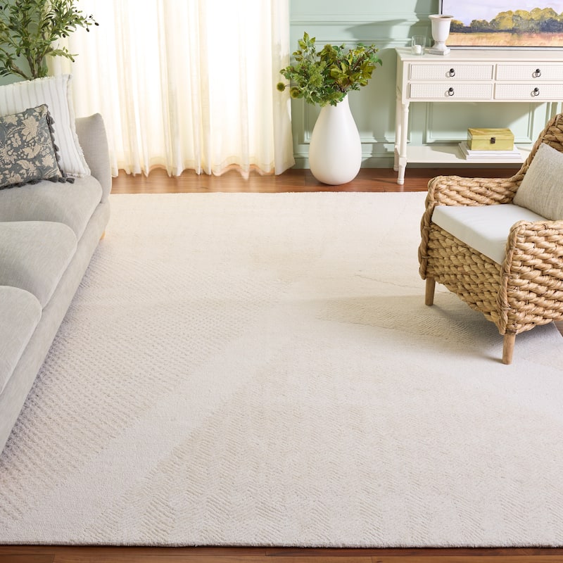 SAFAVIEH Handmade Pine Fanie Modern & Contemporary Wool Rug