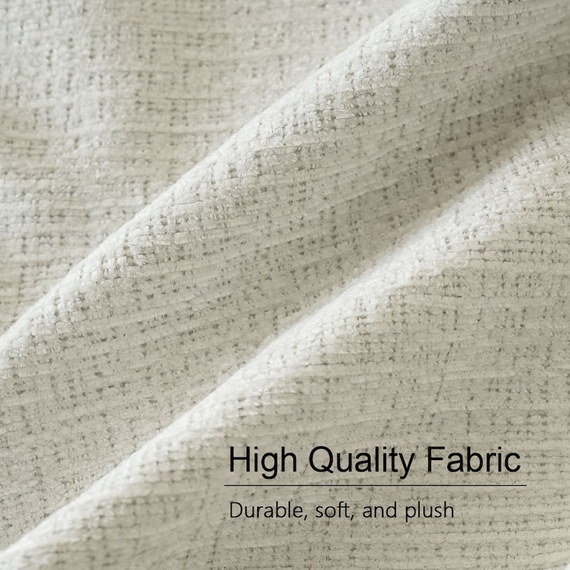 25" Seat Height Upholstered Chenille Gold Matel Counter Stool