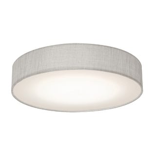 AFX Ashland LED Flush Mount - White - 12.5" W x 3.5" H - 22W