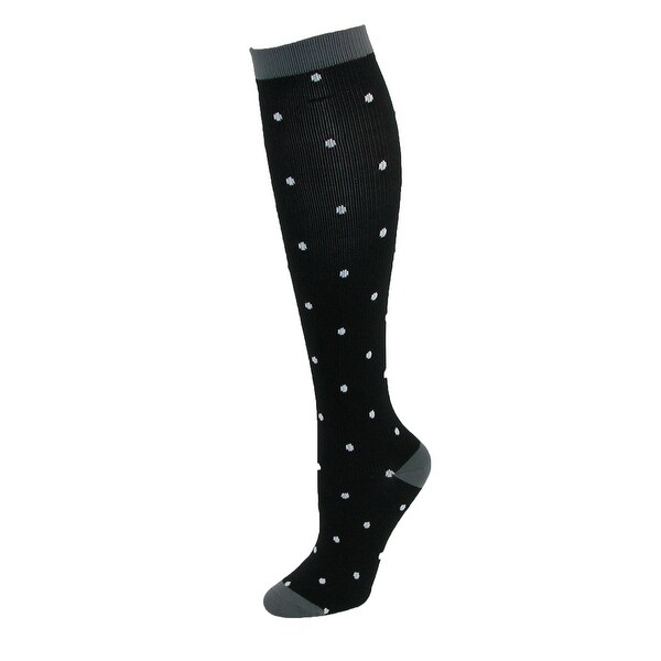 Think Medical Women's Compression Polka Dot Knee Socks