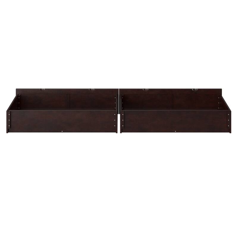 AFI Queen/Twin XL Size Storage Drawers in Espresso - N/A