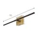 preview thumbnail 102 of 105, Conley 28" Dimmable Integrated LED Metal Wall Sconce, by JONATHAN Y