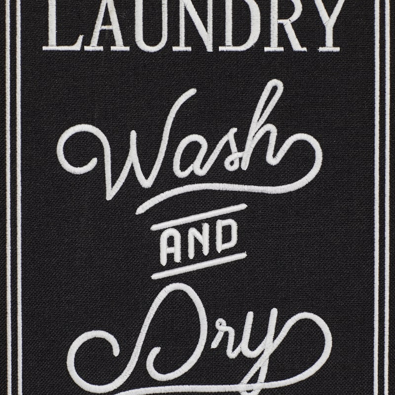 Black Wood Farmhouse Wall Decor Text (Set of 2)