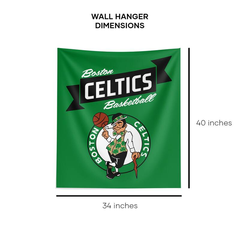 NBA Premium Celtics Printed Wall Hanging - 34"x40"