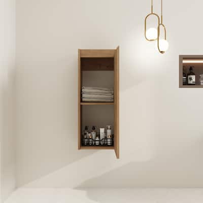 BNK 12"/36" Bathroom Side Cabinet with Soft Close Door and Shelf, Modern Side Cabinet