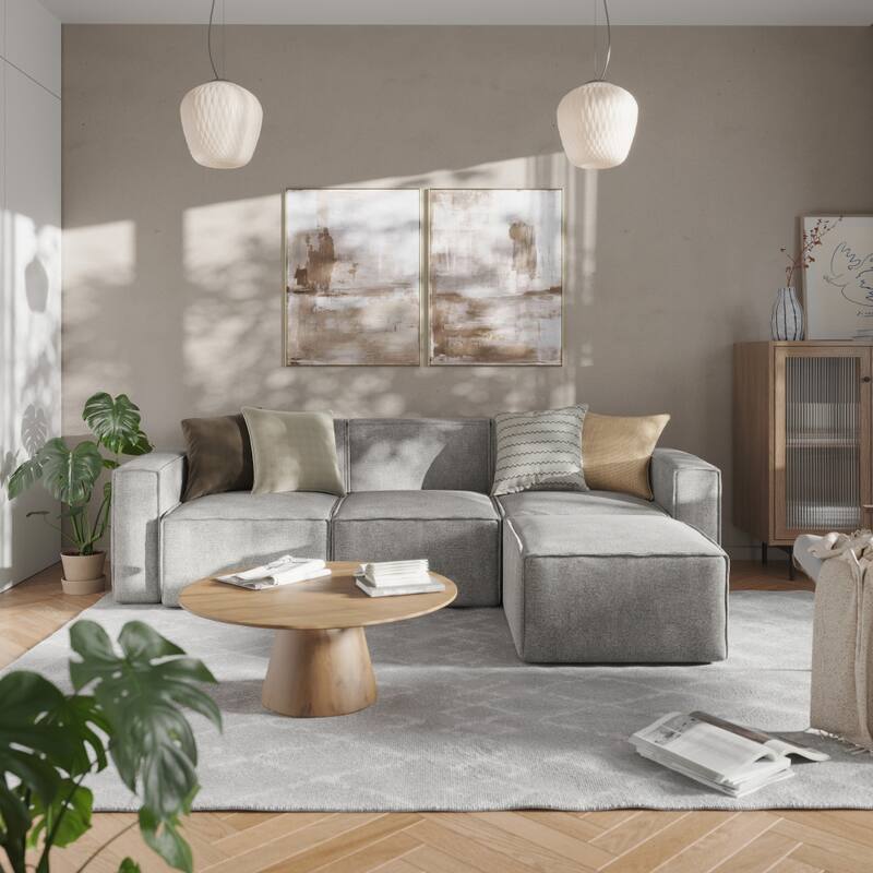 Contemporary Modular Sectional Sofa Ottoman