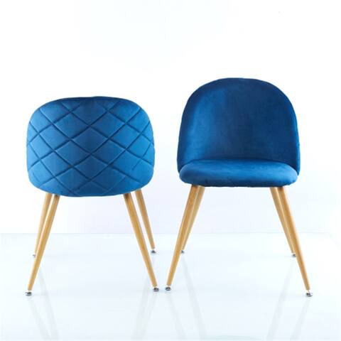 AOOLIVE Modern Dining Chairset of 2 ) With Velvet Cushion