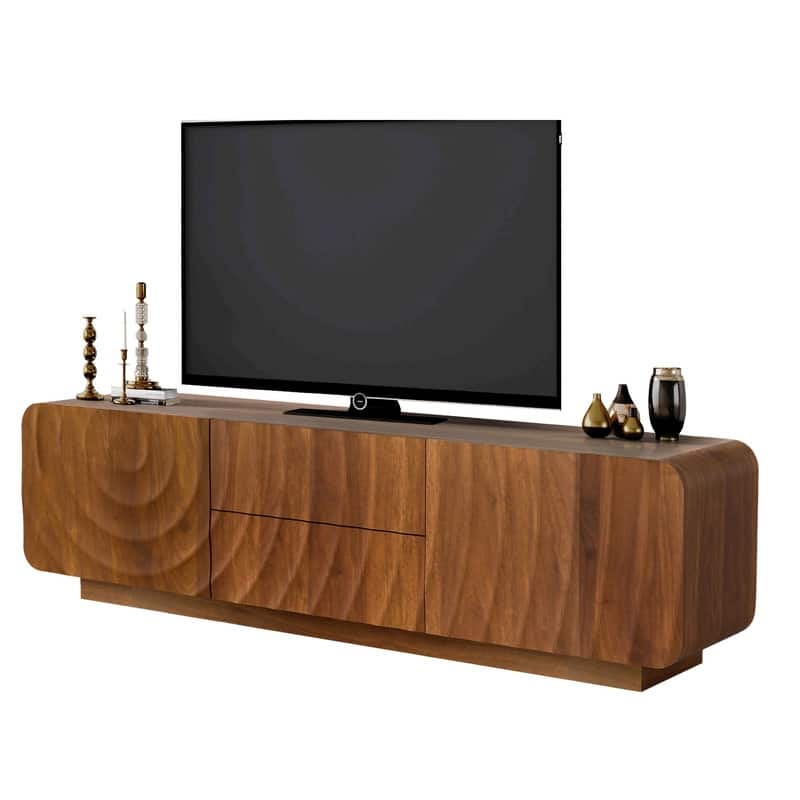 Modern 58-Inch TV Stand for TVs up to 65", Media TV Console With Storage for Living Room or Bedroom