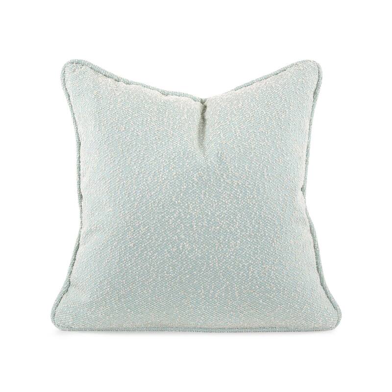 Allan Andrews Indoor/Outdoor 20" Square Textured Accent Pillow with Cover, Alicante Collection - Breeze