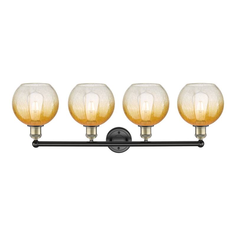 Innovations Lighting Endless Possibilities Edison - Brookhaven Globe - 4 Light 35" Bath Vanity Light