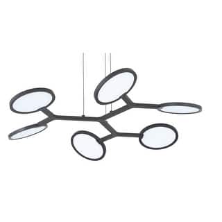 Kovacs P1950-L Bandalore 6 Light 16" Wide LED Abstract Chandelier