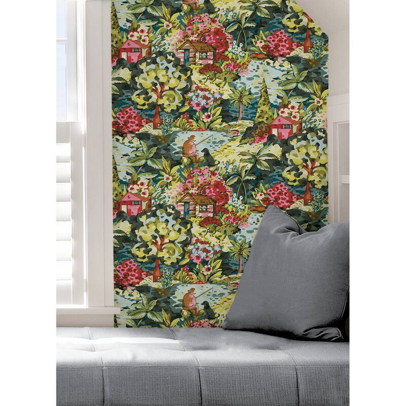 Caroline et Bettina Multi le Forestier Peel & Stick Wallpaper