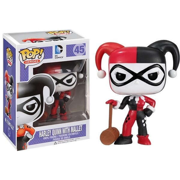 Dc Comics Funko Pop Heroes Harley Quinn With Mallet Vinyl Figure Multi