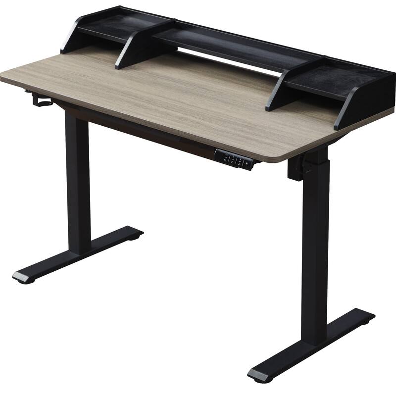 KOWO K304 55 Inch Electric Height Adjustable Desk Sit to Stand Workstation for Home Office, Ergonomic Computer Desk with Memory