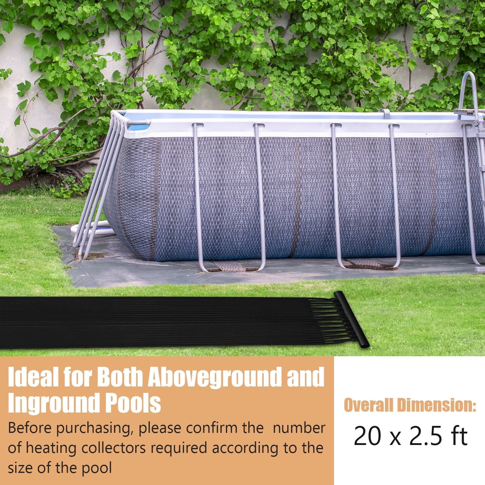 16-Inch IN-Ground Pool Retractable Resin Solar Reel System