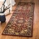 preview thumbnail 2 of 36, Safavieh Handmade Classic Vernice Traditional Oriental Wool Rug 2'3" x 10' Runner - Burgundy/Navy - Runner