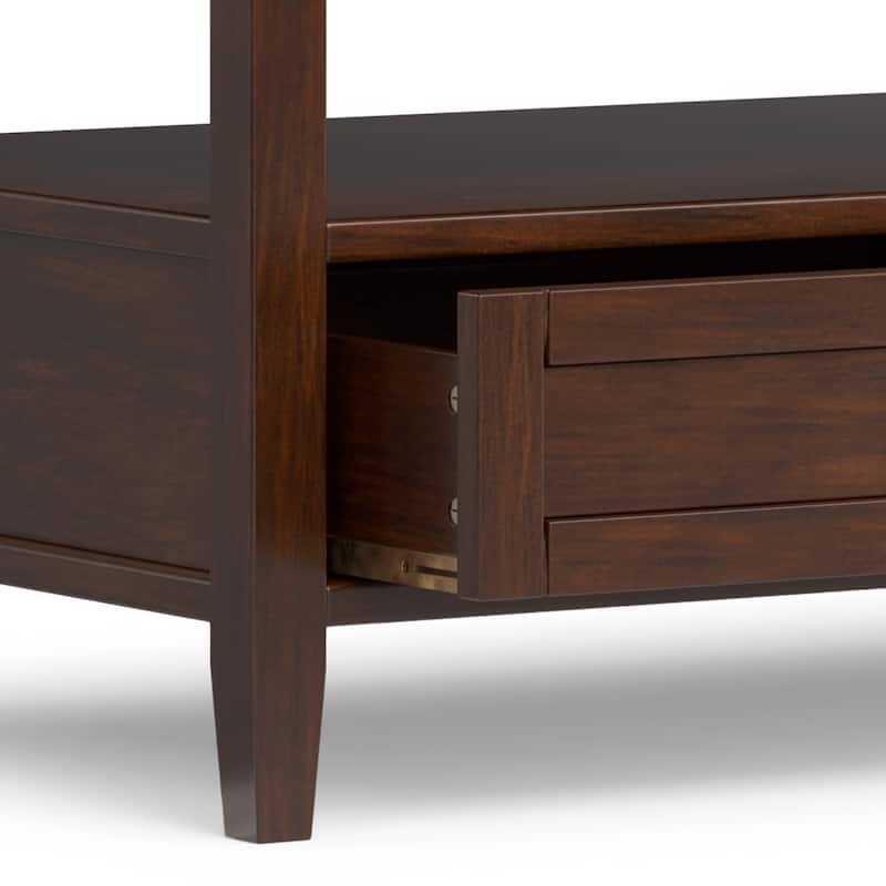 WYNDENHALL Norfolk Wood Transitional Coffee Table - 48 Inches wide